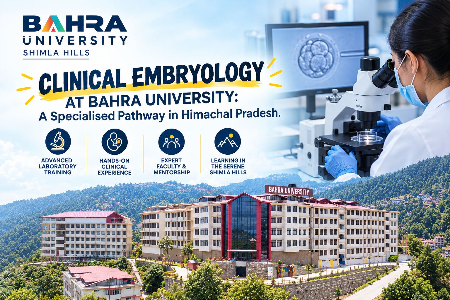 Clinical Embryology at Bahra University: A Specialised Pathway in Himachal Pradesh